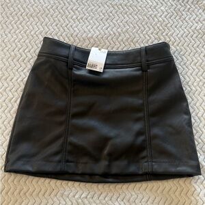H&M Sleek Black Mini Skirt